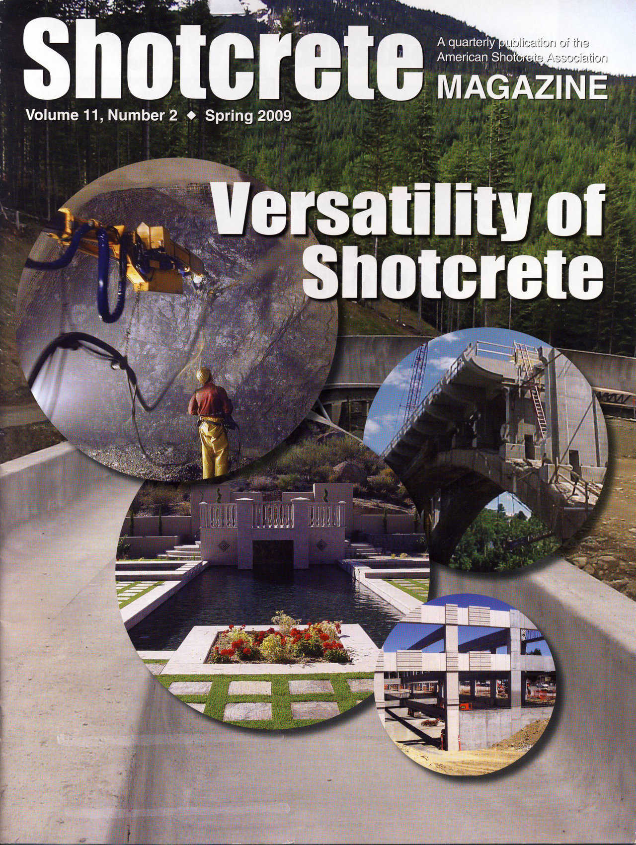 Shotcrete Magazine Cover- Spring 2009