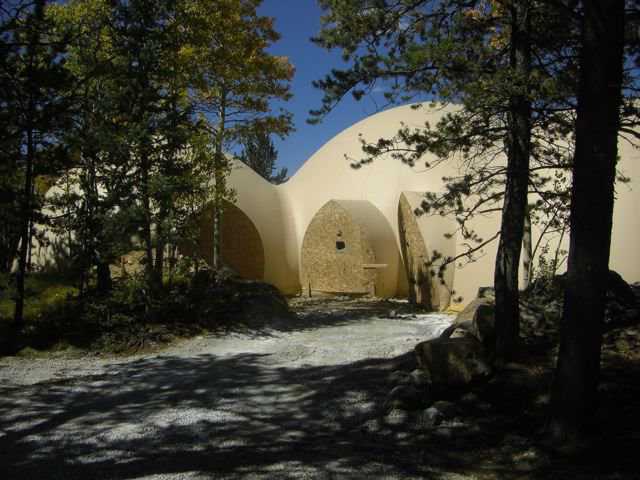 Fairplay, Colorado — This 4,000 sf multi dome home is still under construction.