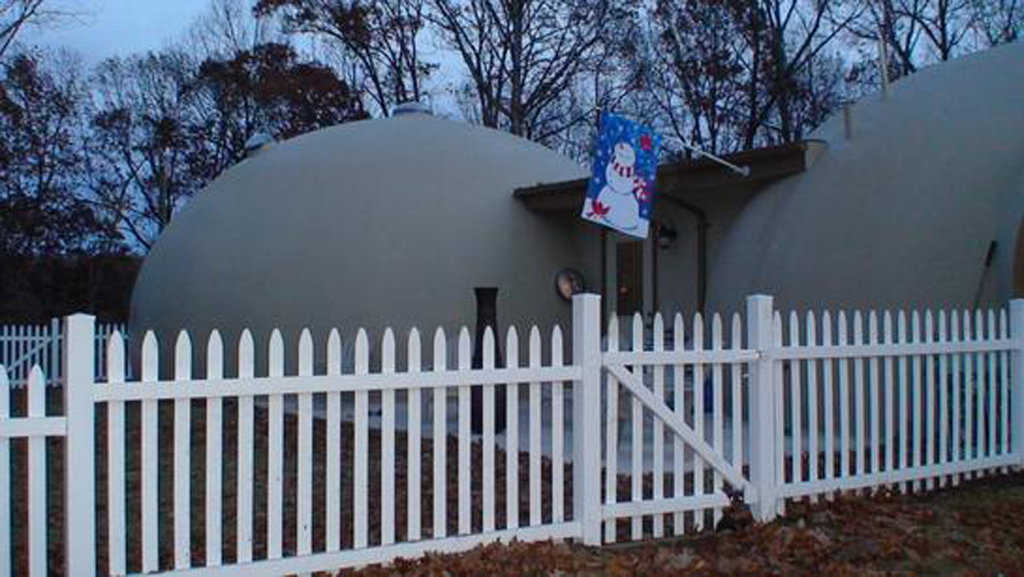 Low maintenance — Like the dome itself, the fence that encircles it needs little upkeep.