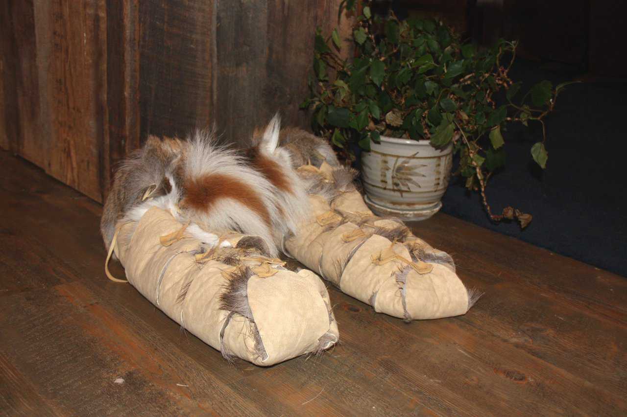 Hobbit Feet — Steve fashioned a pair of slippers into hairy Hobbit feet that you can slip into and join the fun at Hobbit House of Montana.