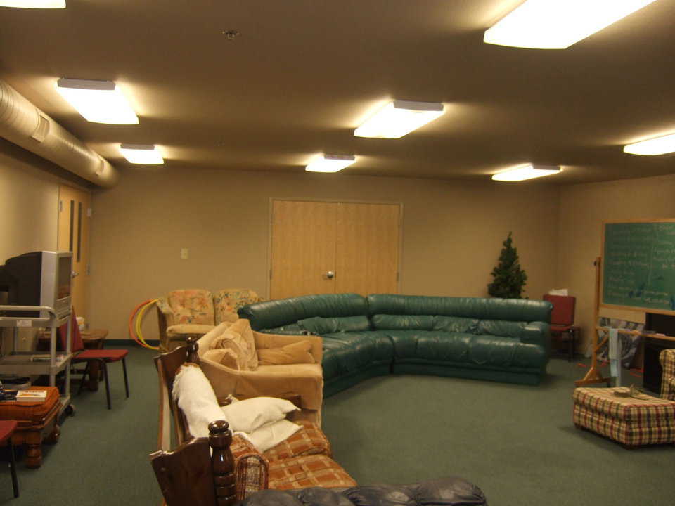 Get informed or just relax — Furnished comfortably, this room can be used for informal meetings or just for relaxation.