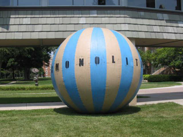 OMEGAball — “OMEGAball” stands for Oversized, Monolithic, Enormous, Gigantic, Airformed Ball.