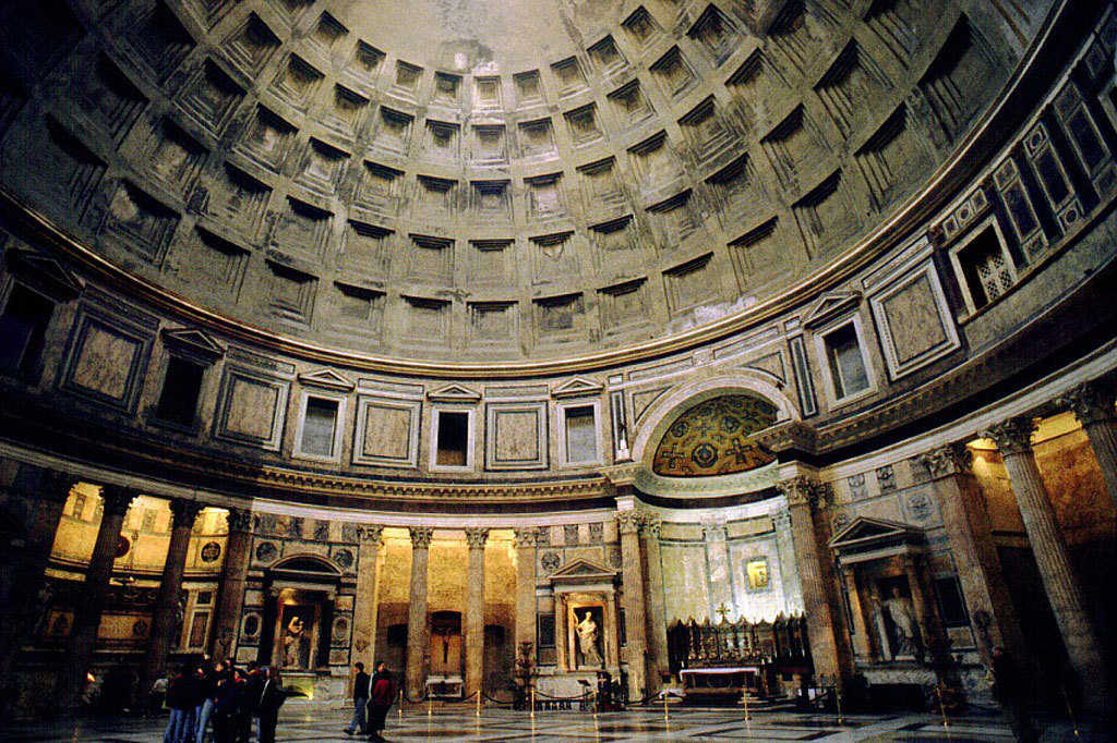 The Pantheon in Rome, Italy — Originally built as a temple to all the gods of Ancient Rome, the Pantheon was redesigned by Emperor Hadrian’s architects in about 126 AD.  It has lasted beautifully for many centuries and proven its “foreverness.”