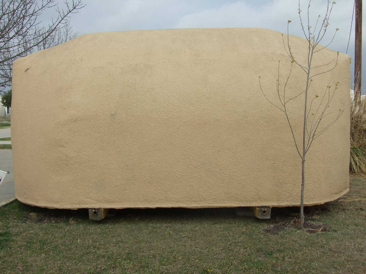 Grow Cabin- It’ s 12’ wide by 18’ long and can be purchased bare or completely fitted with shelves, lights and trays.