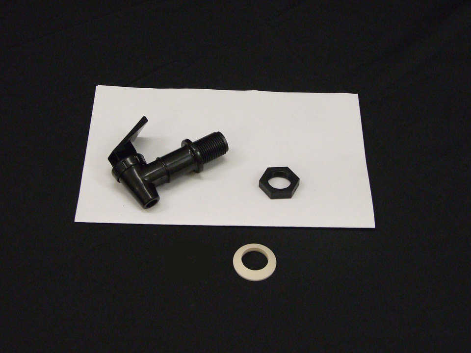 Step 3 — Remove spigot from packaging.