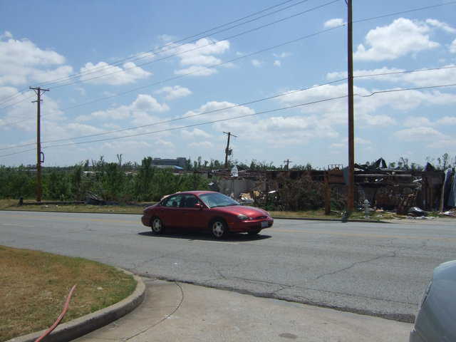 On their drive into Joplin, Judy and David saw a lot of devastation. 