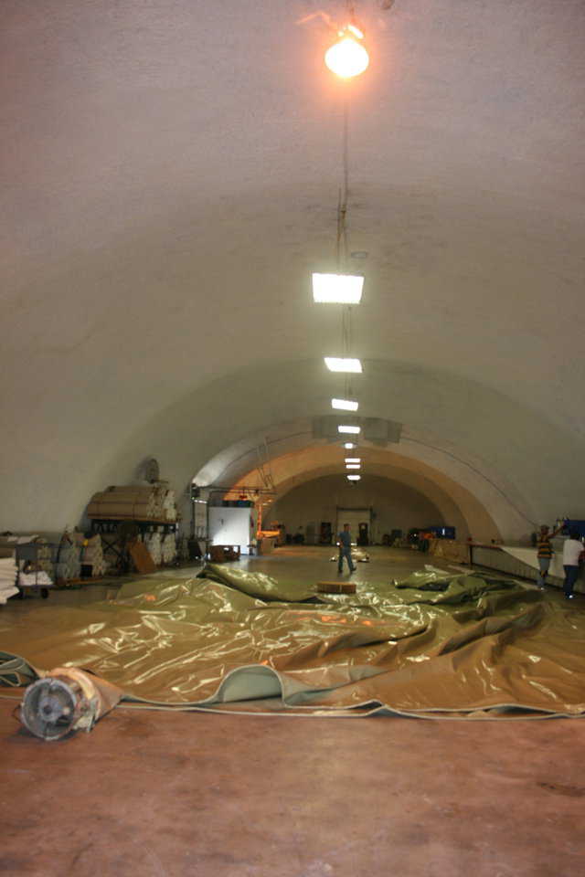 This entire building was coated with modified “white wash”. The 21,000 square foot surface is spectacular. And as in days of old the “white wash” keep insects at bay. The spiders that infested the place are now all gone.