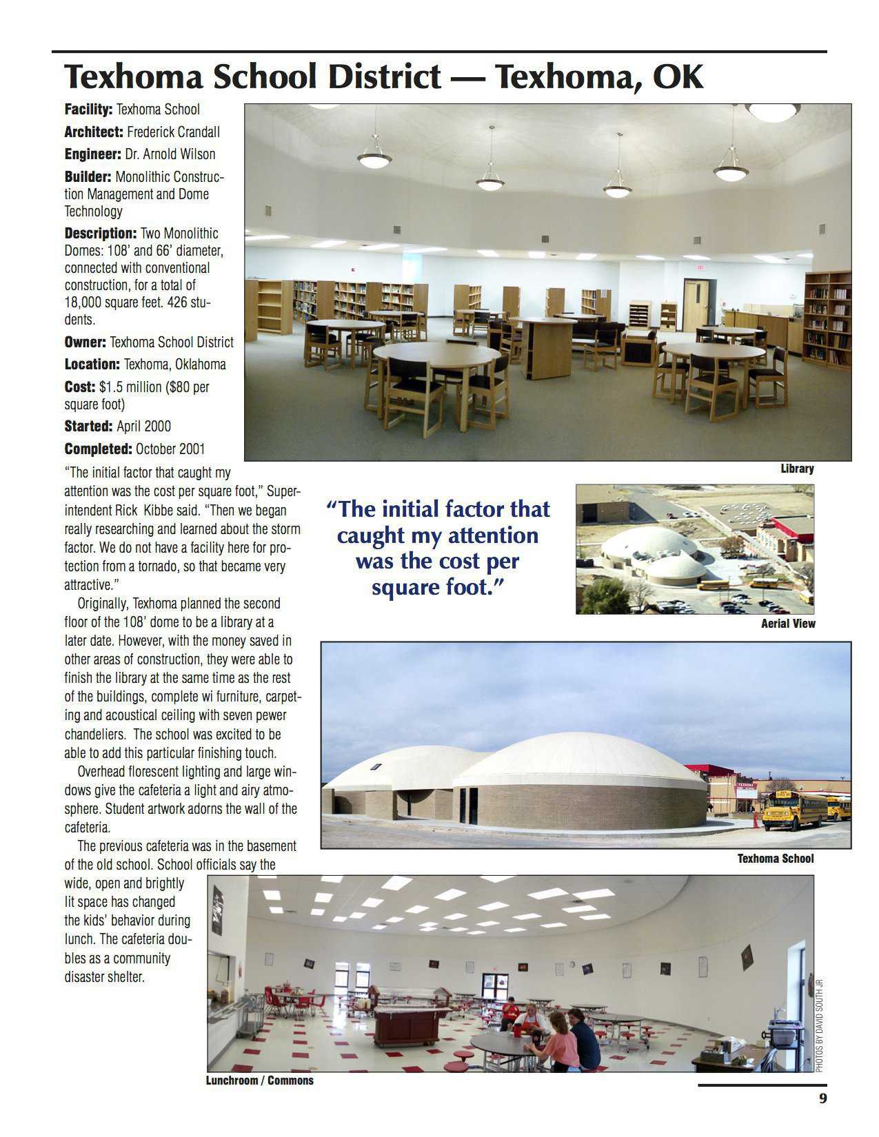 Sample pages – Texhoma School District, Texhoma, Oklahoma