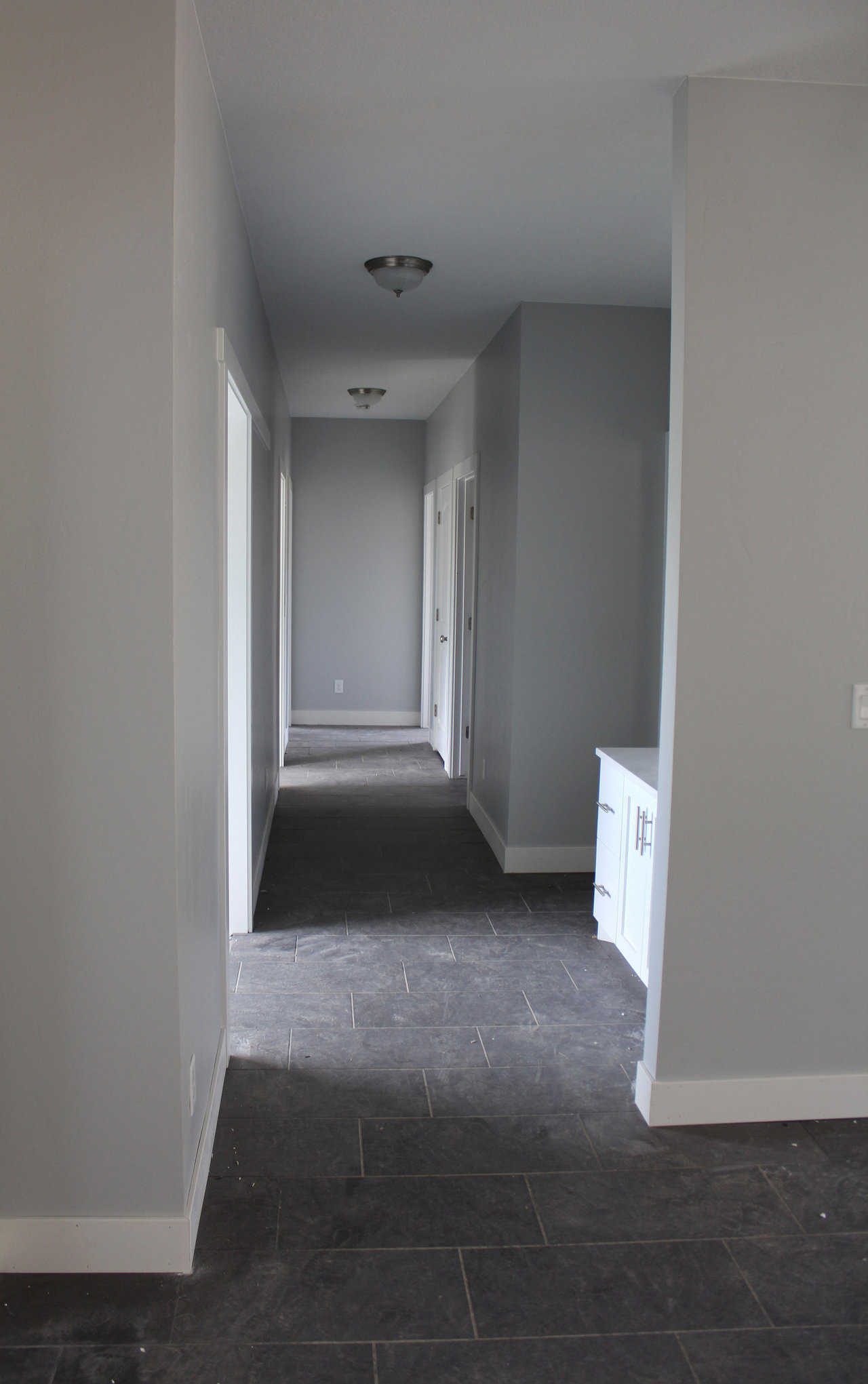 Dome home hallway