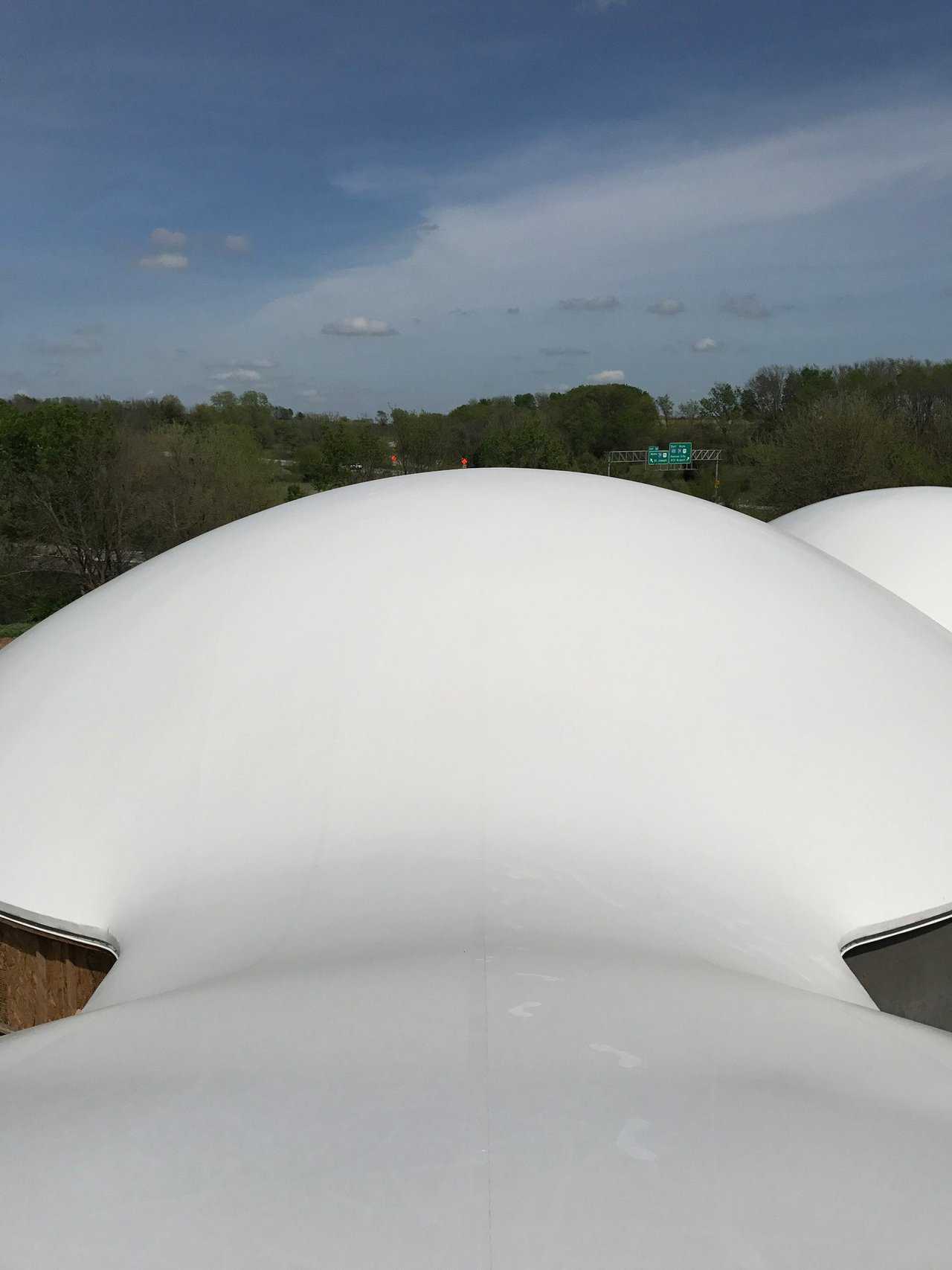 Domes aerial view