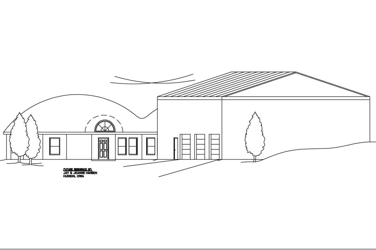 Rendering — Rendering of Jay and Jeanne Hansen home.