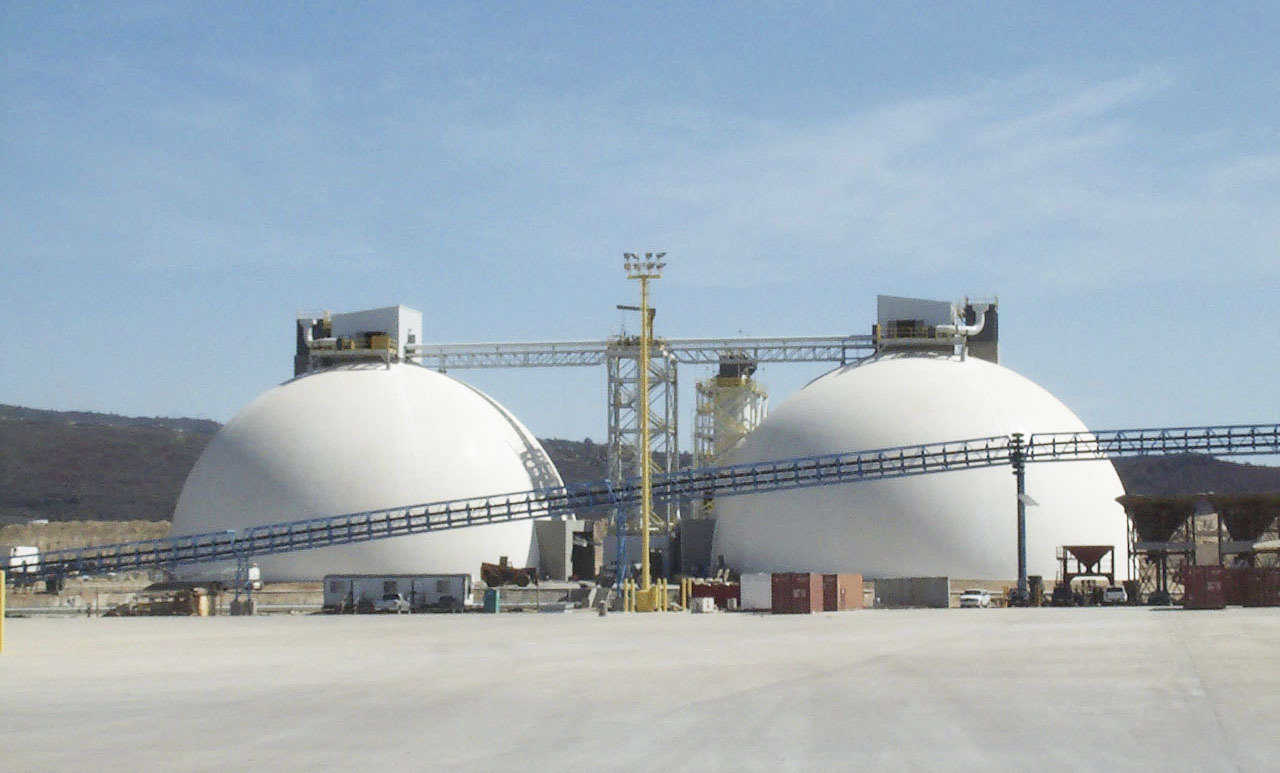Hawaii Cement — This cement storage dome is located in Kapolie, HI.