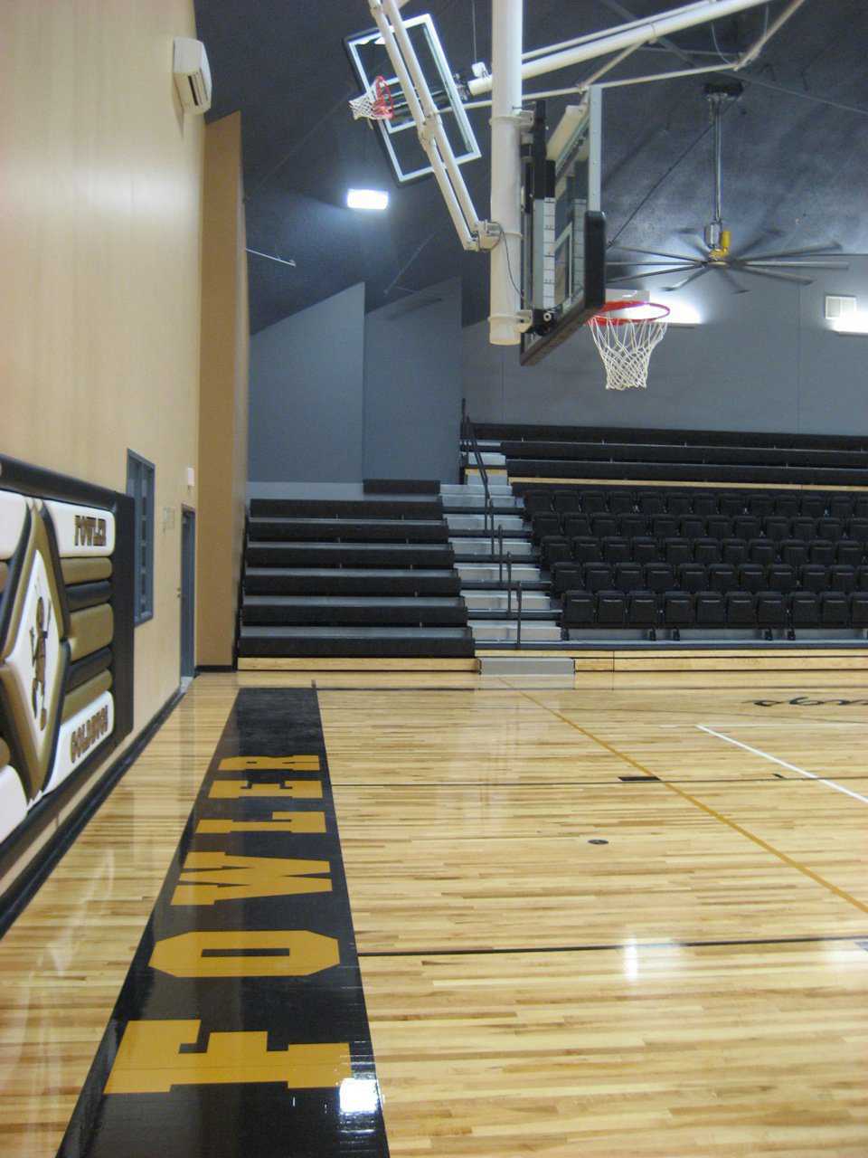 Beautiful and Safe — If a disaster threatens, the Fowler community will shelter in this gorgeous gym, that is not only disaster-resistant but energy efficient and as green as any building can be.