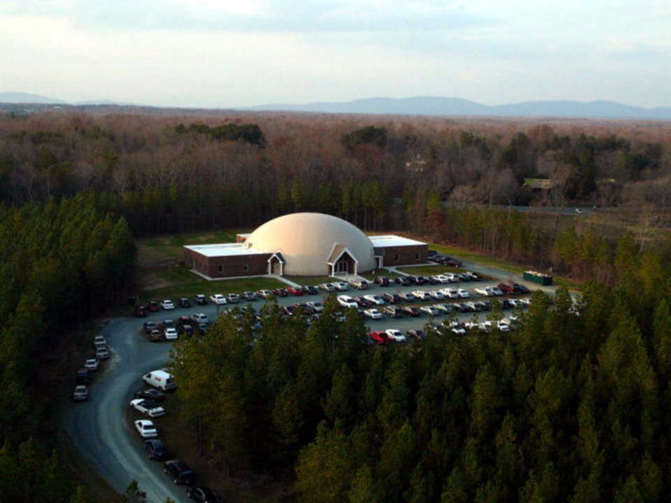 Spacious — The dome and its three wings provide approximately 16,000 square feet of usable interior space.