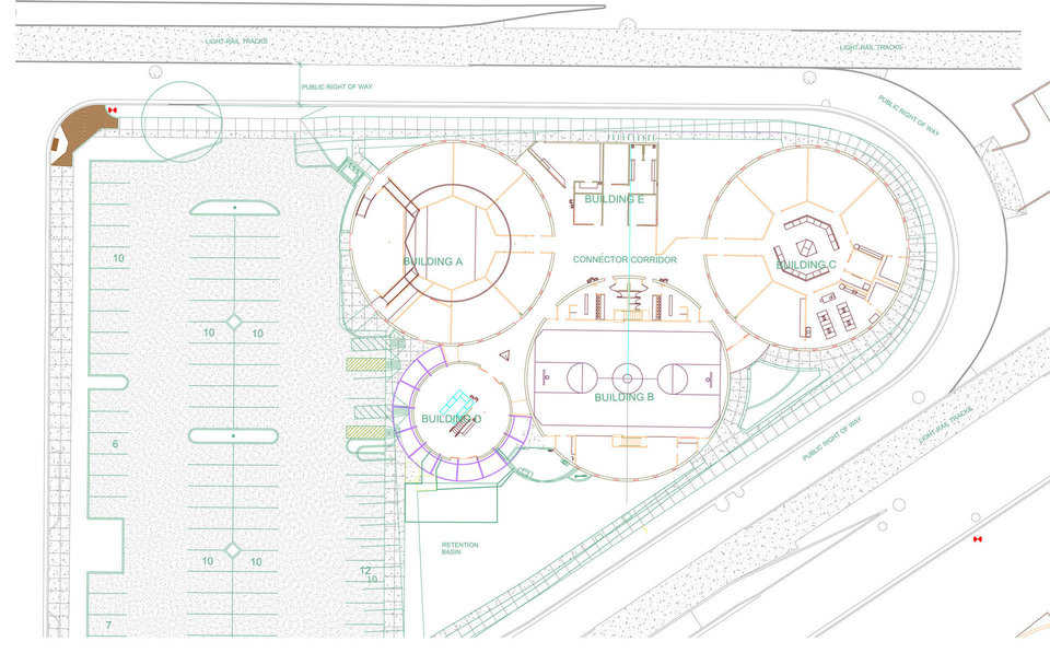 Rendering — The final bid process for the Duffy High School was completed in Jan. 2009. The building itself was $2.81 million or approximately $123 / Sq.ft. The current Arizona average for public schools is $201/sq.ft. The total project bid including site development parking utilities and street improvements was approximately $3.2 million.