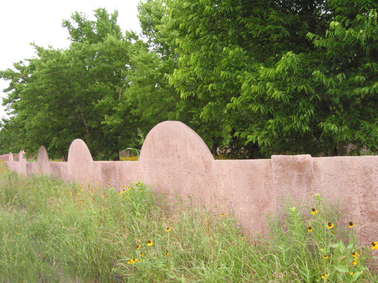 Anything is possible — Any shape or style you can imagine can be created with a spray-in-place concrete fence.