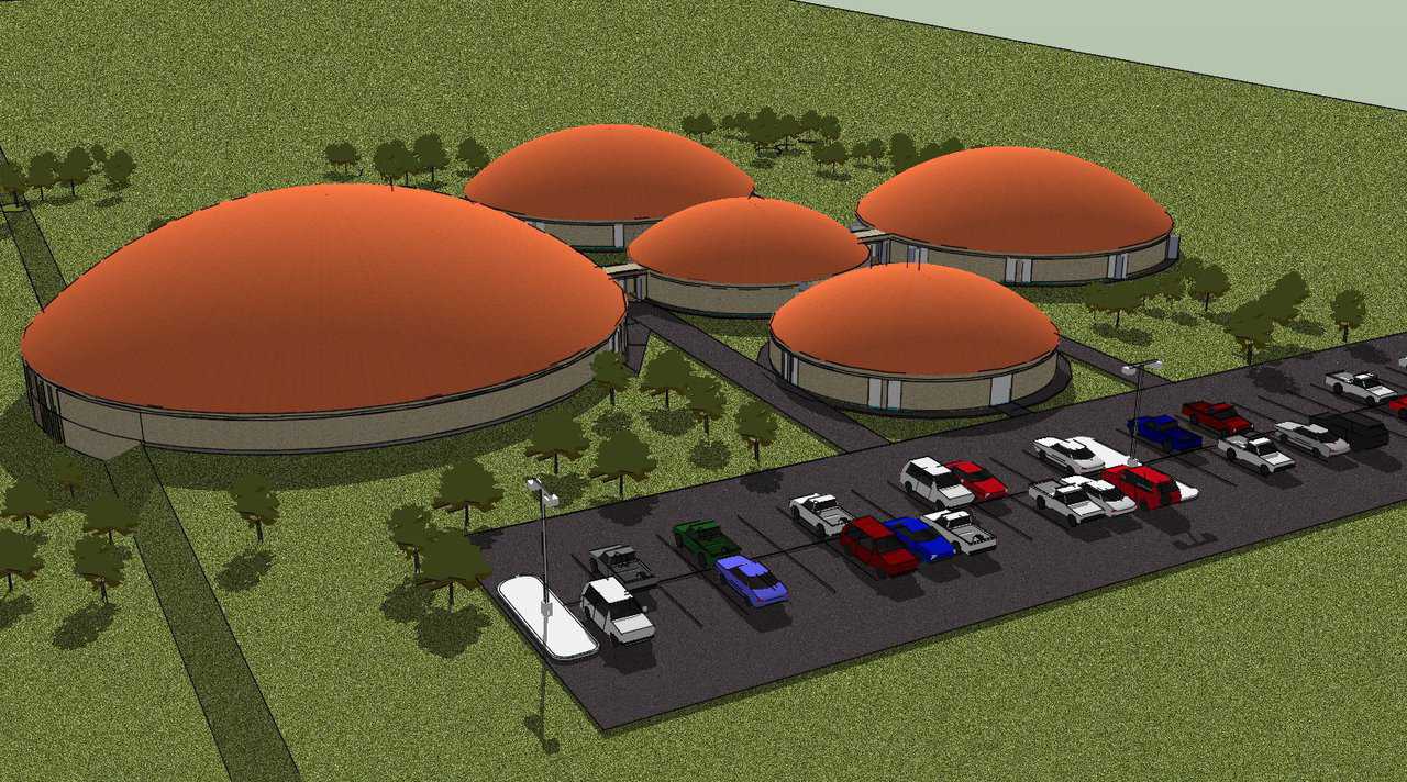 Geronimo ISD, Geronimo, Oklahoma — In Geronimo, school officials opted to go with five modular Monolithic Domes or pods. It will be the first school in the nation to adopt the concept of modular dome buildings.