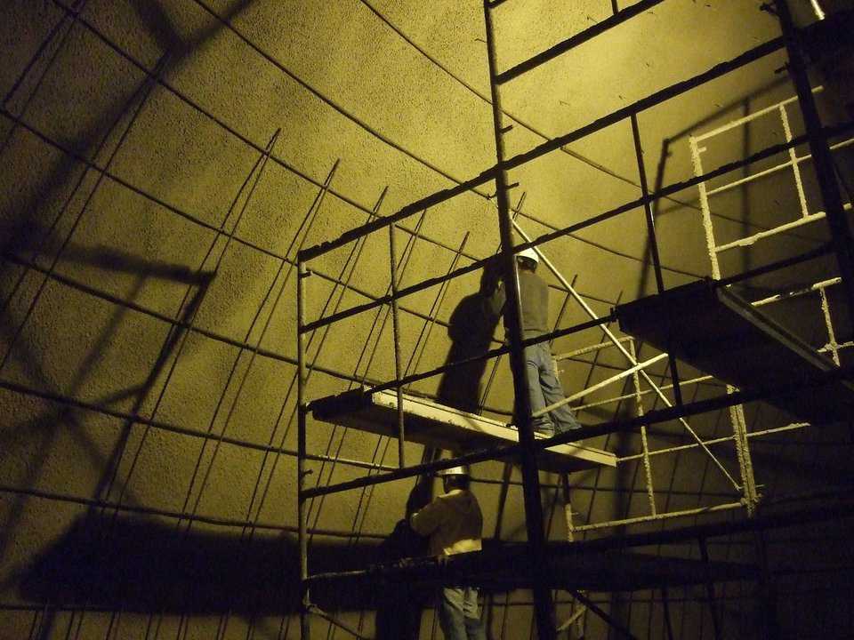 Additives — Shotcrete used in the construction of Monolithic warehousing or blending plants contains an additive that prevents the chemicals from harming the concrete, thus providing durability.