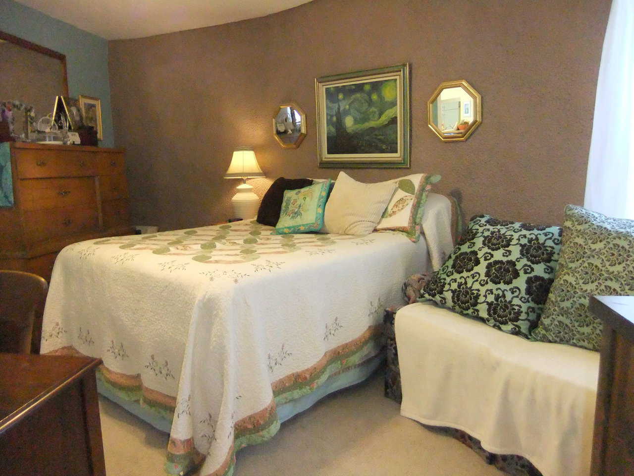 Master Bedroom — It’s warm and comfortable.