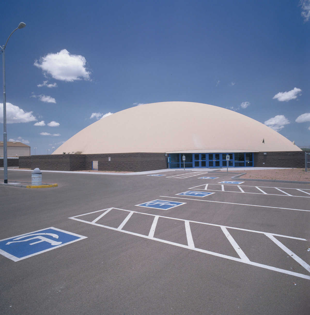Affordability — Built in 1996, the new sports complex cost about $2.8 million, as opposed to about $5 million for a comparable conventional building.
