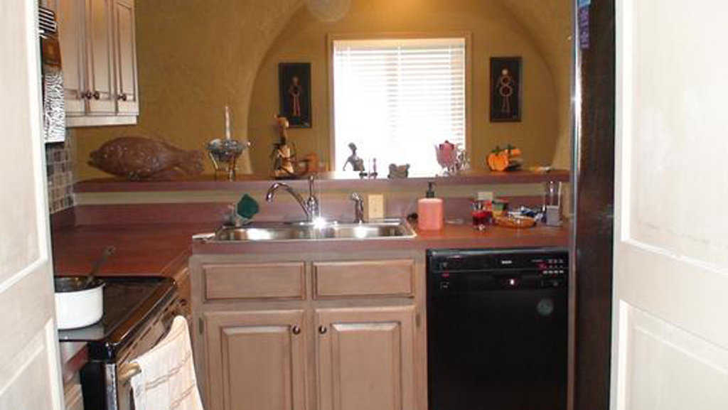 Efficient workplace — Jerri enjoys cooking in her small but efficient kitchen.