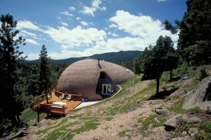 On a Hillside — A Monolithic Dome can be built on a hill or mountainside, a valley or even over water.