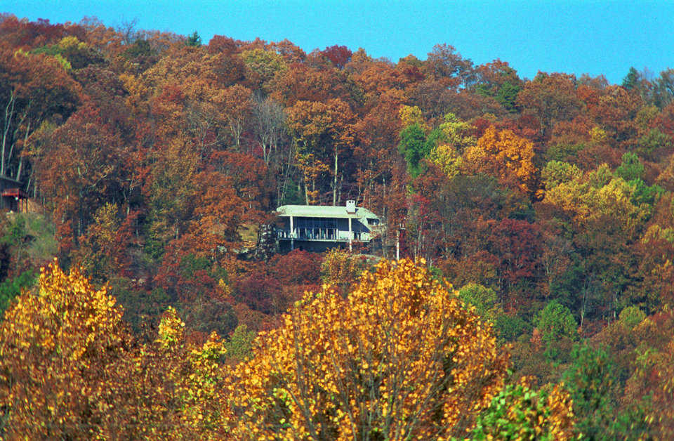 In a Forest —  A Monolithic Dome can be designed to blend into and complement any environment.