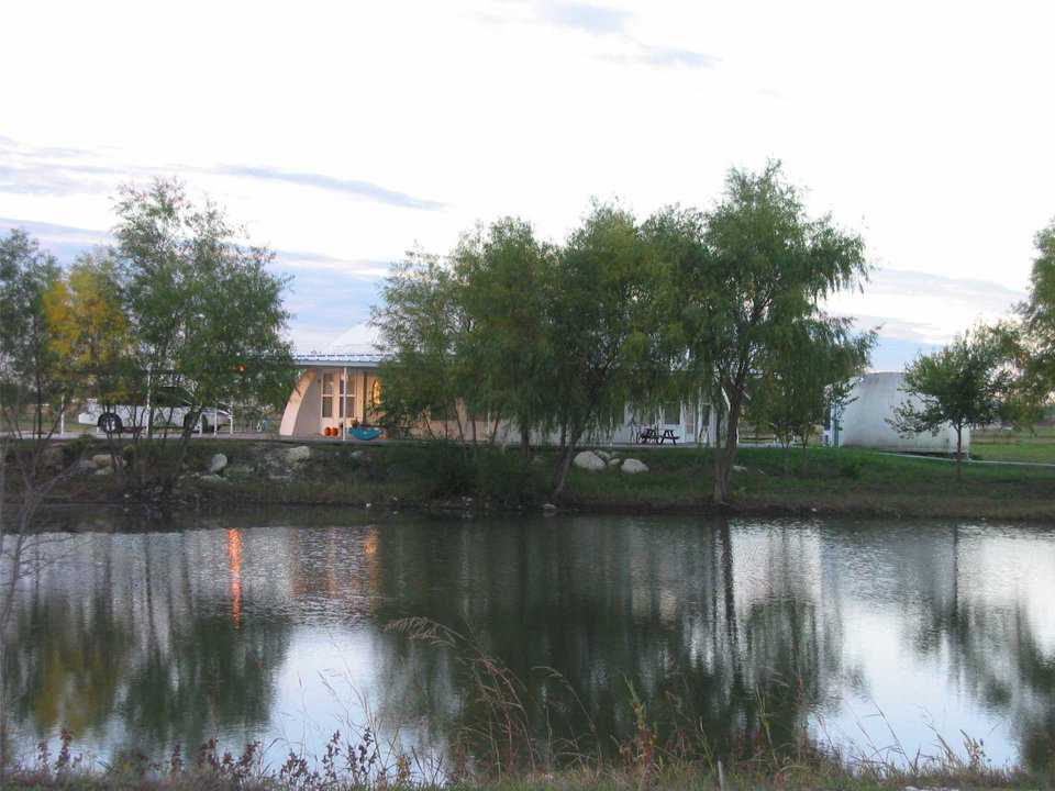 Swim anybody? — On hot, summer days, this glistening pond beckons you.