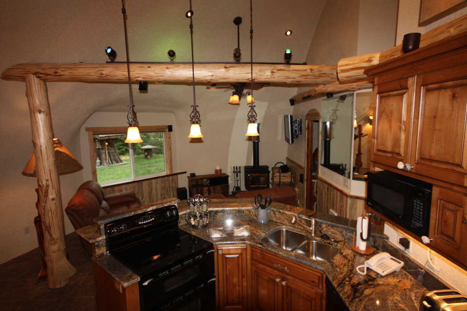 Gourmet Kitchen — It has granite counters and everything a chef might wish for and use to scramble up some luscious meals.