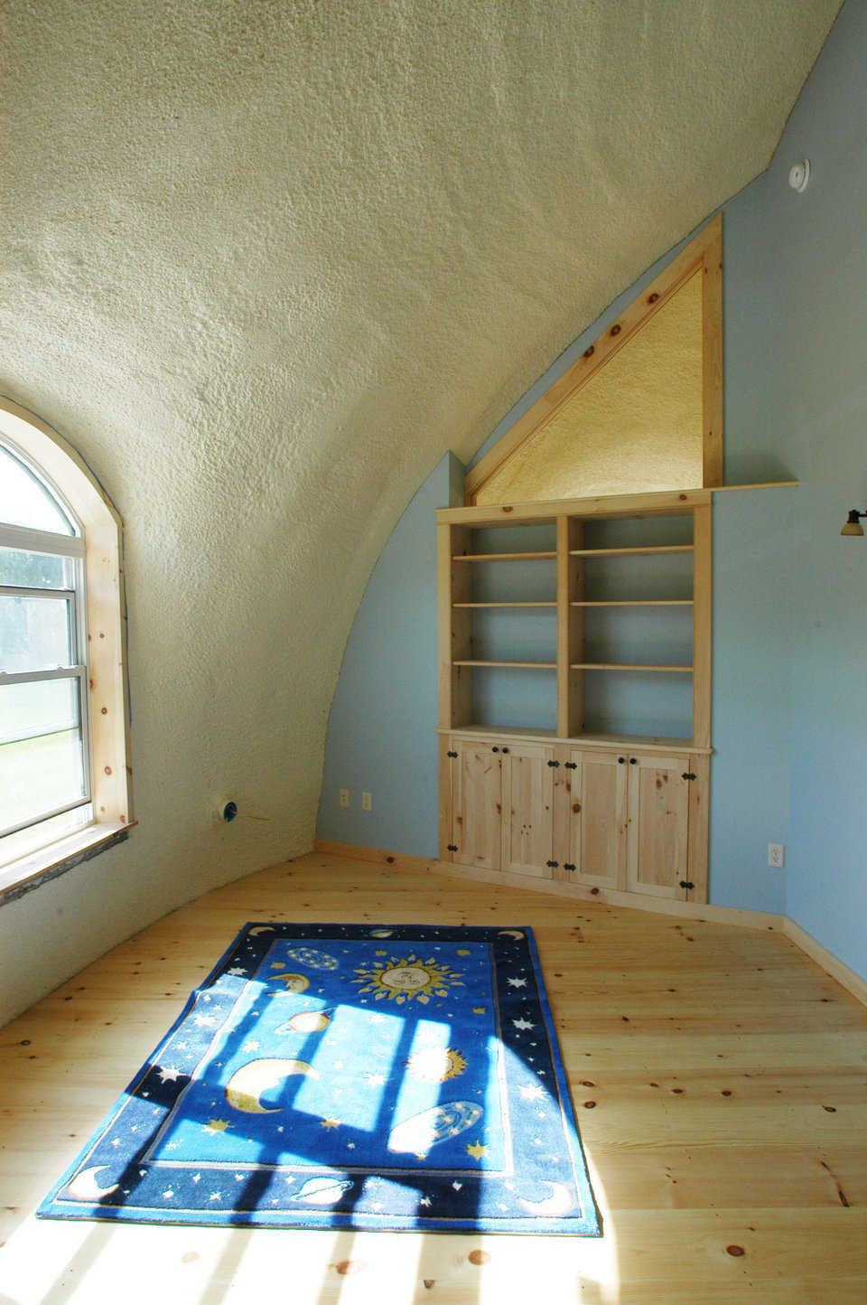 Child’s bedroom with east window