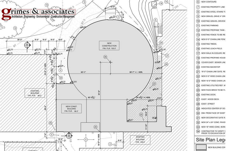 A Good Fit — Architect Bert Moffitt of Grimes & Associates designed the dome to connect and fit well with Kelton’s boxy structures.