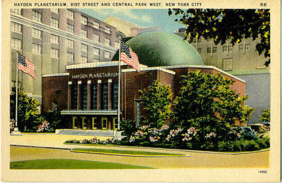 Figure 2 — The front entrance to the original Hayden Planetarium on West 81st Street in New York City