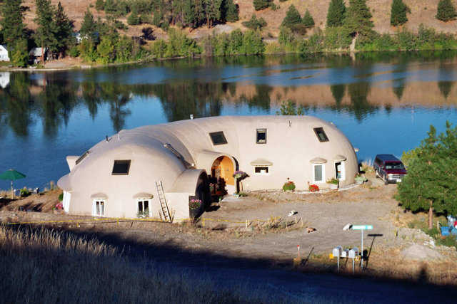 Curlew Keep — The 2800-square-foot Monolithic Dome home that the Bremners planned and built.