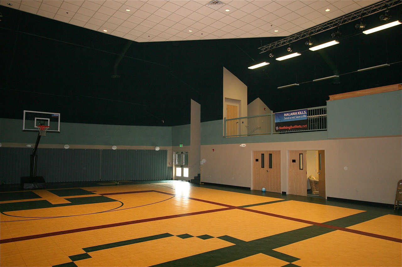 Regulation-size court — The “Nothing but Nets” basketball players hold their tournaments in Whaley’s dome and help raise money to buy bed nets, needed in Africa to prevent deadly Malaria.