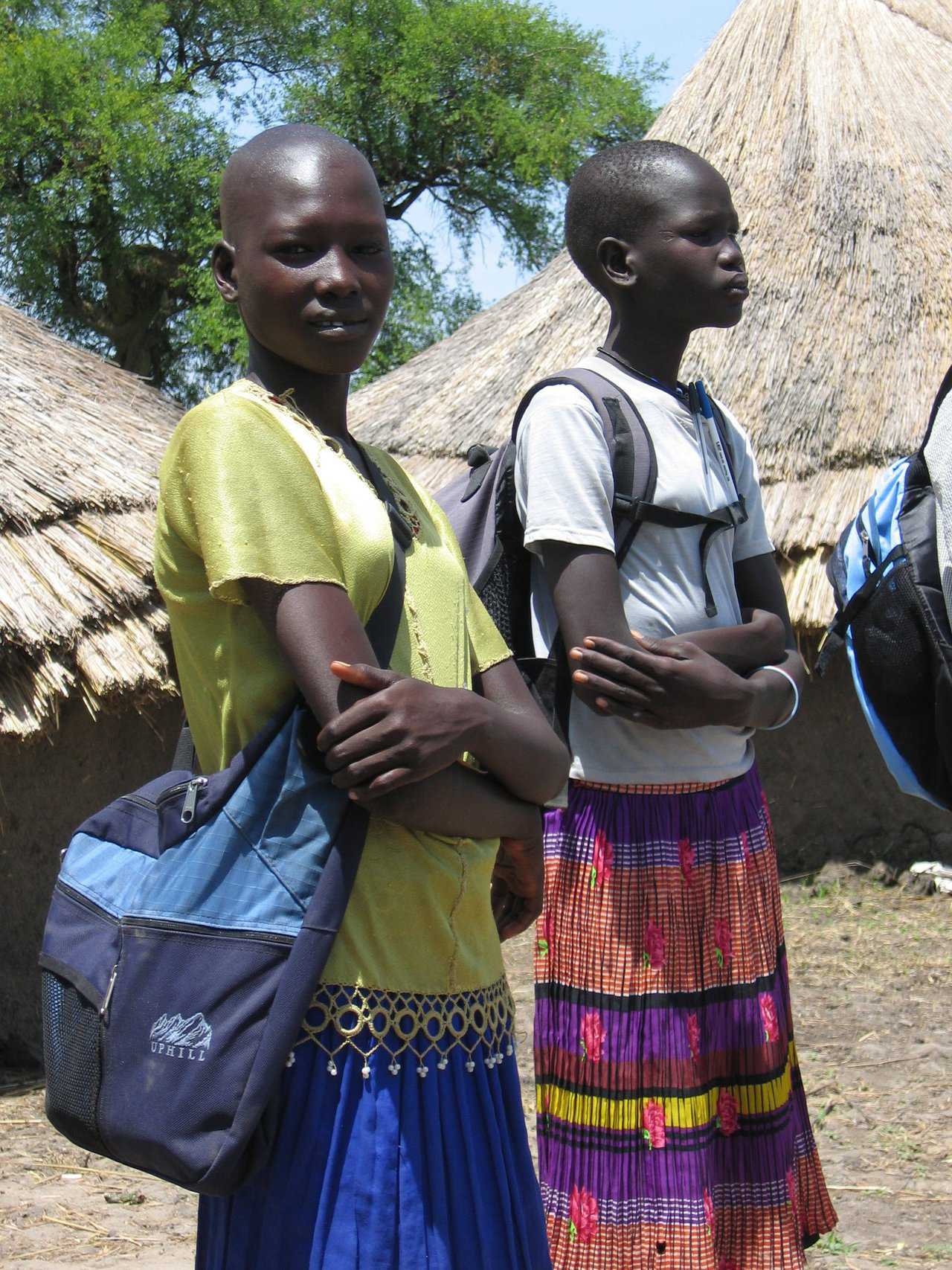 Backpacks — On their second trip to Sudan, Kristy and Abraham distributed more than 350 backpack kits including exercise books, pens, and pencils to the students in Yomchiir and Leilir Primary Schools. They still have 1 ton of school supplies to ship and distribute to the children in Southern Sudan.