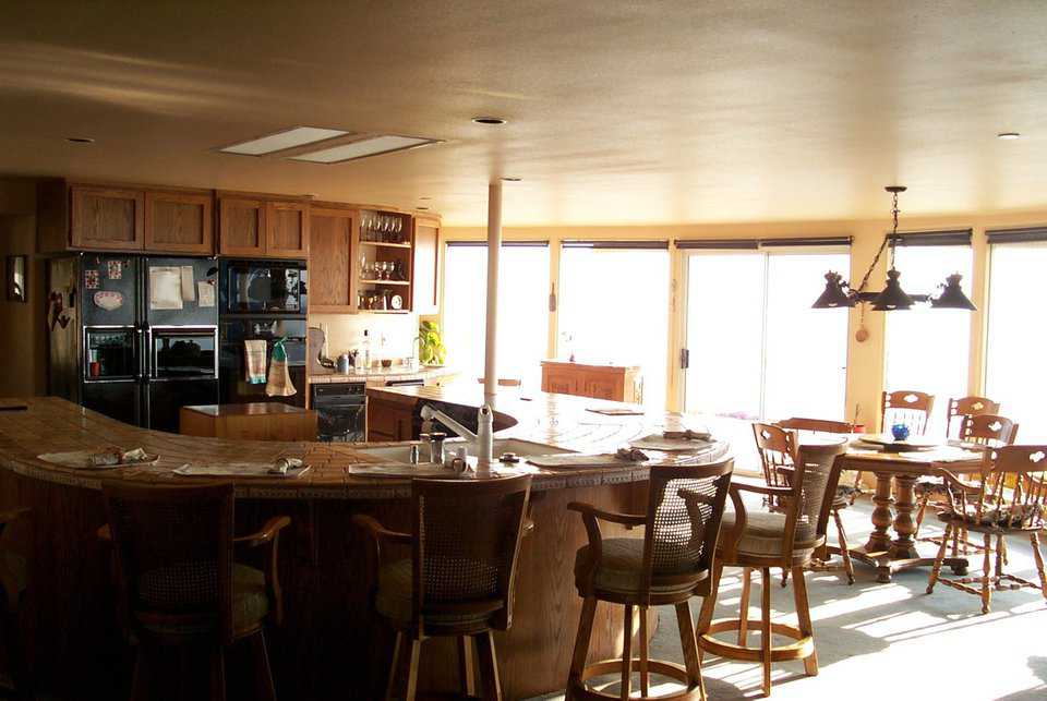 Gourmet Kitchen — It includes lots of room for informal gatherings.