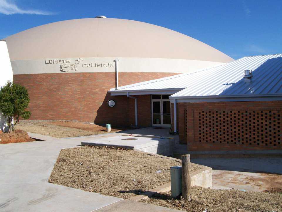 Traditional Appearance — Often the administrators or owners of a school or commercial building want a traditional wall to walk up to. When that’s the wish, we build a vertical wall with brick, block or a coated surface to the outside. Then the Monolithic Dome appears to start at the top of the block, but actually the entire building is one piece or Monolithic.