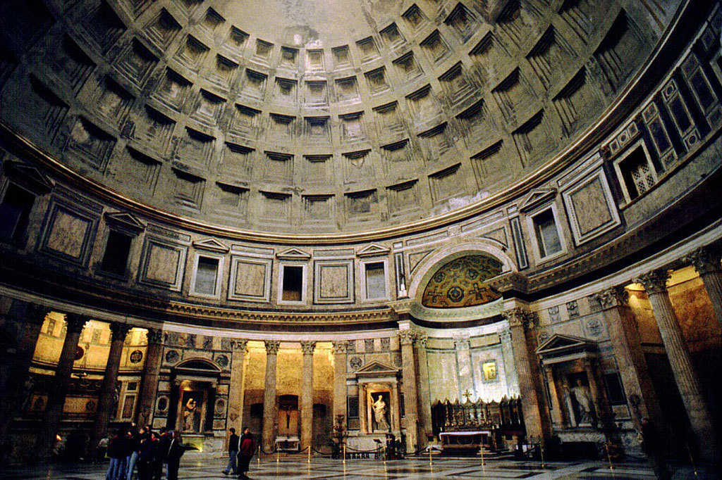The Pantheon in Rome, Italy — Originally built as a temple to all the gods of Ancient Rome, the Pantheon was redesigned by Emperor Hadrian’s architects in about 126 AD. It has lasted beautifully for many centuries and proven its “foreverness.”