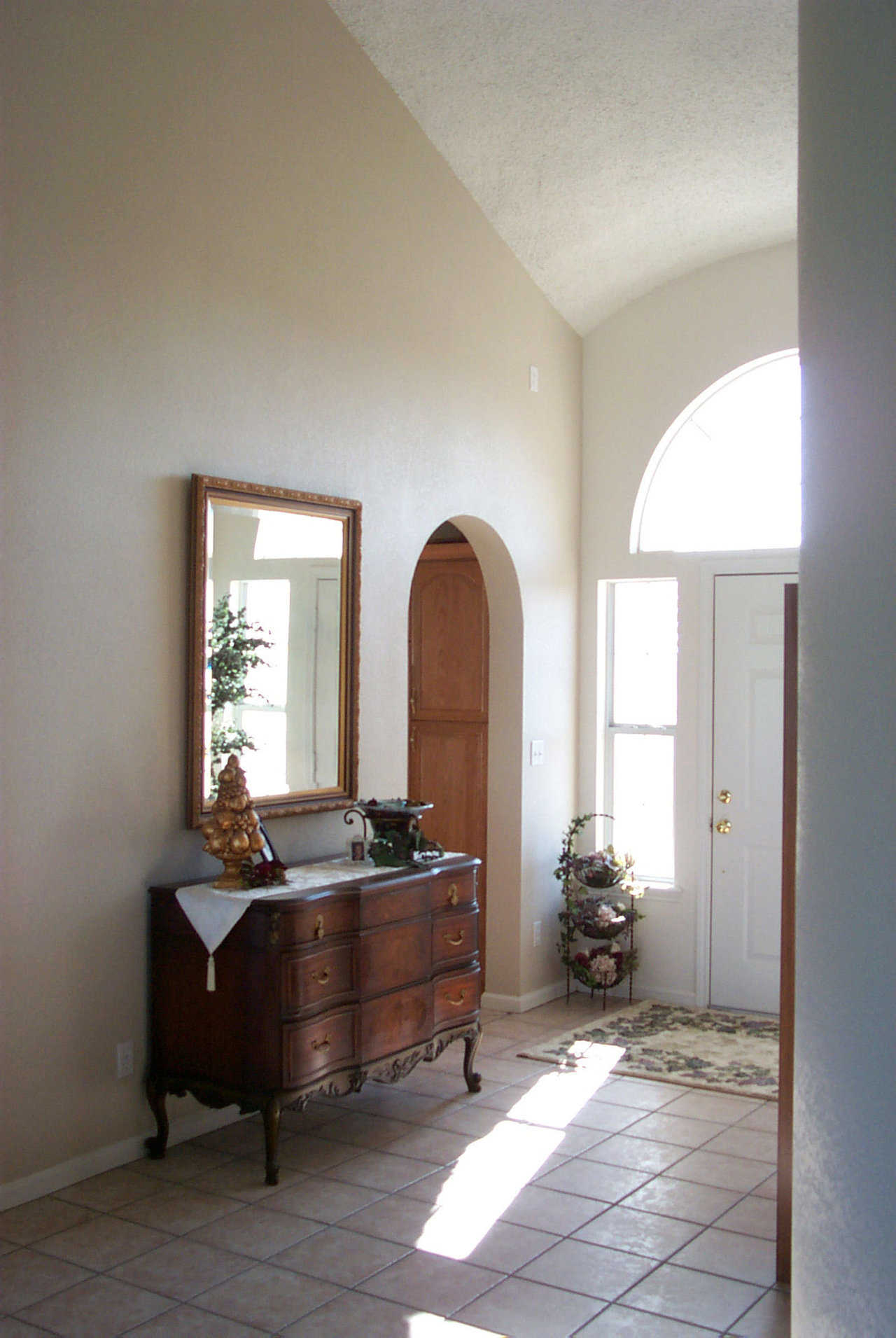 A welcoming foyer — Shamrock Chateau’s foyer opens into a gracious, safe home, designed to last for centuries and to be passed down to the generations that follow.