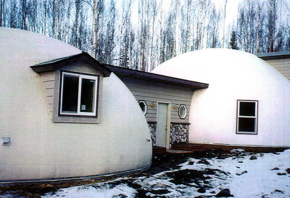 Front Entrance — The front entrance is a mud room, a rectangular structure of 900 square feet that connects the garage to the house.