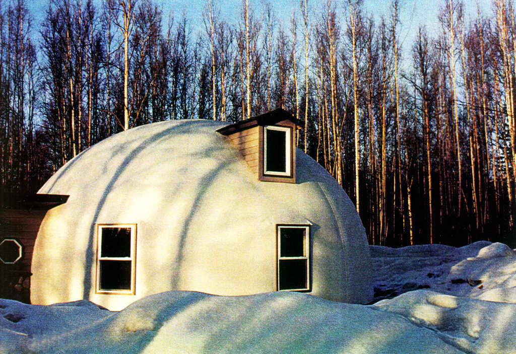 Finally warm and secure — The Morrisetts love their Monolithic Dome home. They enjoy the warmth and security it provides.