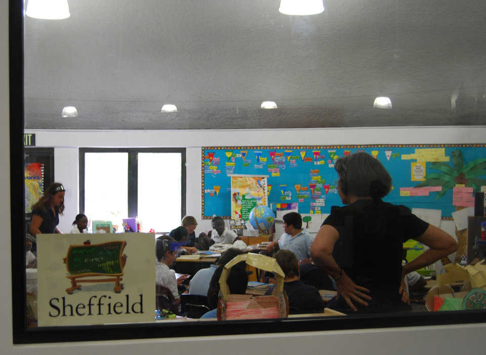 Classrooms — CRC’s largest dome features an easily accessed, open library at its center and ten classrooms.