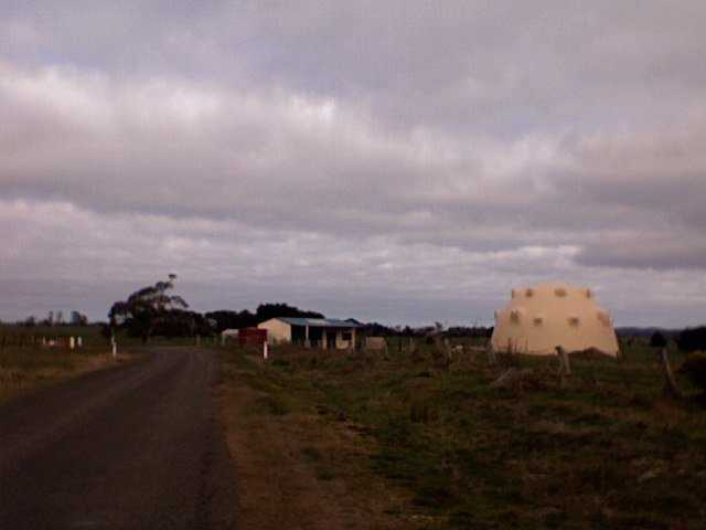 The Roundhouse — It includes 5 bedrooms (3 with adjoining shower and toilet, one with tub and toilet), 5 living areas, an office, a kitchen, laundry, storage and a 2-car garage.