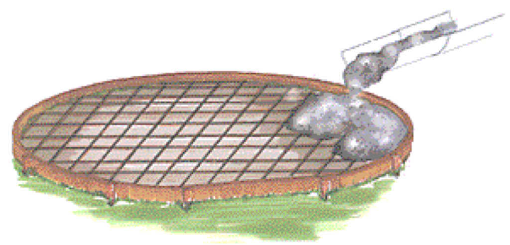 Step 1B – Ring — EcoShell I starts as a steel reinforced concrete ring foundation/floor. Vertical steel bars embedded in the ring are attached to the steel reinforcing of the dome itself.