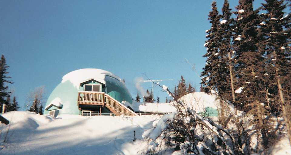 Snyder Home — The Snyder home overlooking the Kasilof River in Alaska