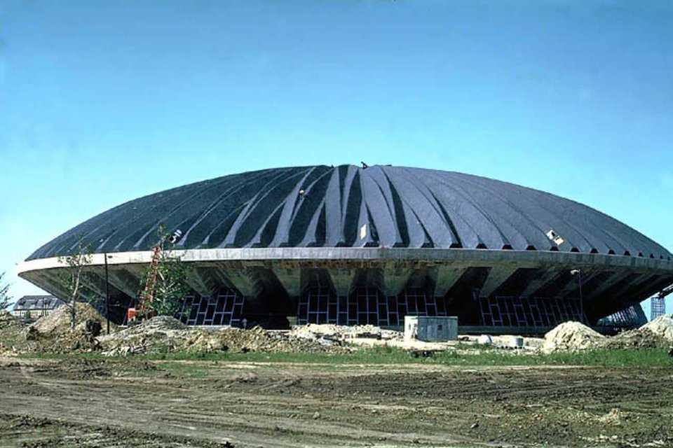 University of Illinois Assembly Hall—Urbana, Illinois — Assembly Hall opened on March 2, 1963 and continues to attract attention for its design and construction.