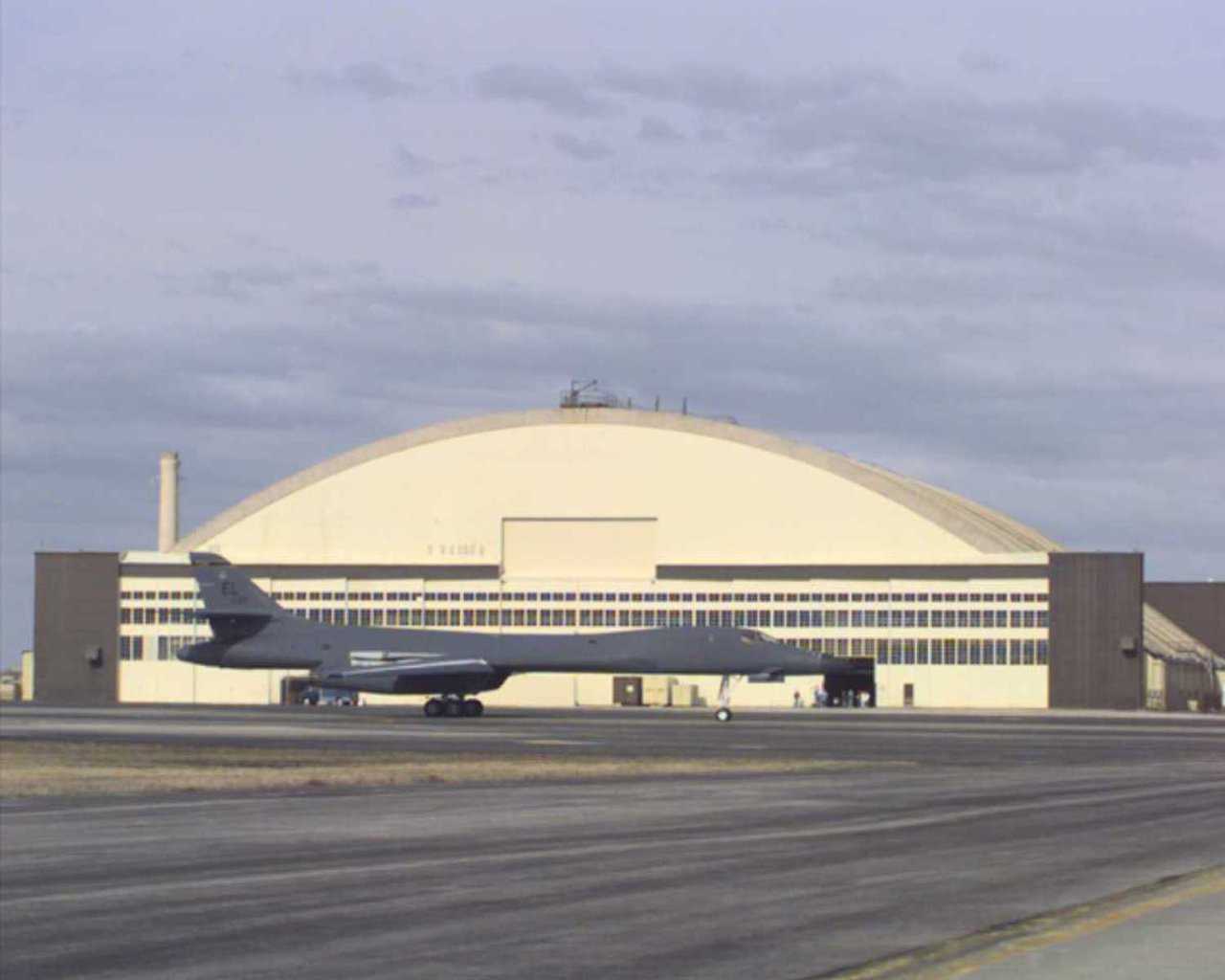 Ellsworth AFB PRIDE Aircarft Hangar—Rapid City, South Dakota — Ellsworth AFB’s exterior appearance is historic, a reminder of the early cold war era and a period of significant growth for this base.