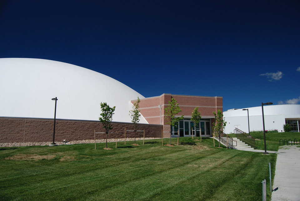 Big! — Their new sanctuary is the third and largest building on Mile Hi’s campus and the largest dome building in metropolitan Denver.