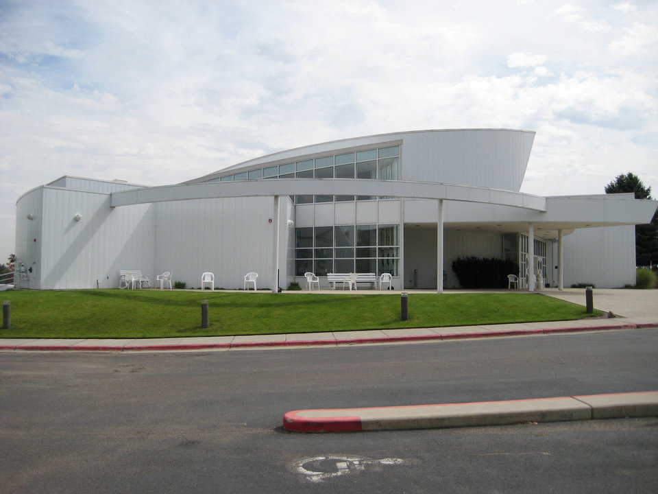 Variety of shapes — Mile Hi’s campus is a blending of round domes and rectangular structures.