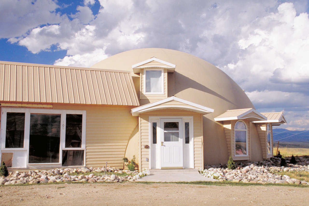 The Jones Monolithic Dome Home — The family made picture boards about this dome and its qualities. They would place these in the driveway and answer questions from curious visitors.